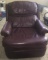 BURGUNDY RECLINER BY BARCA LOUNGER FROM RED ROCK CANYON ESTATE