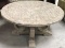 NEW DESIGNER ROUND COFFEE TABLE FROM WORLD MARKET CENTER