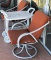 3PC PATIO CHAIRS & CART