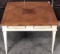 TWO TONE SQUARE END TABLE
