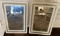LOT OF TWO STYLE  MATCHING MIRRORS