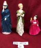 (3) ROYAL DOULTON PORCELAIN FIGURINES