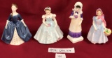 (4) ROYAL DOULTON PORCELAIN FIGURINES