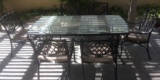 PATIO TABLE & 6 CHAIRS