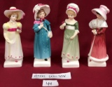 (4) ROYAL DOULTON PORCELAIN FIGURINES  - VICTORIAN GIRLS