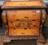 GORGEOUS 3 DRAWER PAINTED CABINET