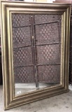 LARGE FRAMED MIRROR  - SEE PICS FOR DETAILS