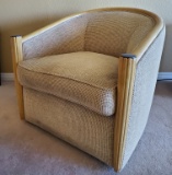 DESIGNER ROUND BACK OCCASIONAL CHAIR