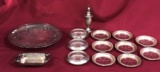 LOT OF STERLING CUP HOLDERS & MORE - SEE PICS FOR DETAILS