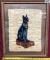 FRAMED BLACK CAT -SEE PICS FOR DETAILS