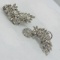 14KT WHITE GOLD 3.40CTS DIAMOND EARRINGS