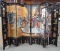 GREAT 8 PANEL 6' TALL ASIAN SCREEN - VERY NICE