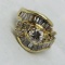 14KT YELLOW GOLD 1.72CTS DIAMOND RING FEATURES .52CTS CENTER DIAMOND