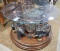 UNIQUE GLASS TOP ELEPHANTS COFFEE TABLE (SEE PICS FOR DETAILS & CONDITION