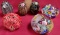 LOT OF (6) ASSORTED MURANO PAPERWEIGHTS - SEE PICS FOR DETAILS