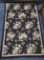 MADE IN INDIA WOOL 4X6 AREA RUG - BLACK