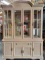 QUALITY LIGHTED WHITE WASH CHINA CABINET