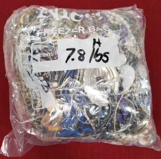 9+ POUND BAG OF ASSORTED CUSTOM JEWELRY FROM ESTATE