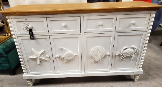 NEW WMC SEA THEME SIDEBOARD TWO TOME BY STYLE CRAFT 399.00