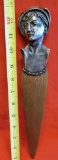 NICELY DETAILED ANTIQUE DAGGER W/ FACE HANDLE - MUST SEE