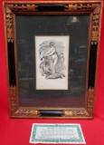 SIGNED CLAUDE RENOIR LIMITED EDITION LITHOGRAPH W/ CERTIFICATE