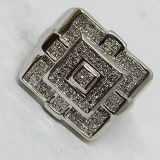 18KT WHITE GOLD 1.85CTS DIAMOND RING