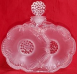 SIGNED LALIQUE PERFUME BOTTLE - 4