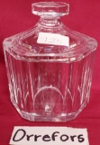 SIGNED ORREFORS CRYSTAL COVERED DISH