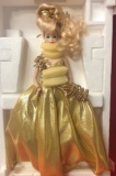 GOLD SENSATION PORCELAIN  - FIRST SERIES BARBIE DOLL