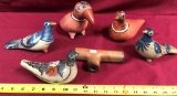 LOT OF POTTERY VINTAGE BIRDS