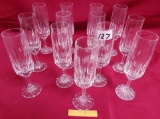 SET OF (13) VILLEROY & BOCH CRYSTAL GLASSES