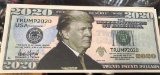 Lot ofÿ10 Trump 2020 Re-Election Presidential NoveltyÿDollar Bill