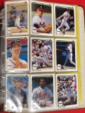 BINDER WITH BASEBALL TRADING CARDS - SEE PICS FOR DETAILS