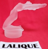 LALIQUE CONTEMPORARY CRYSTAL FIGURINE OF NUDE FEMALE