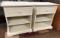 PAIR OF WHITE, ONE DRAWER NIGHTSTANDS