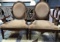 ELEGANT ROUND BACK DEEP SEATING OCCASIONAL ARM CHAIRS