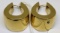 PAIR 14 KT YELLOW GOLD EARRINGS 8.0 GRAMS