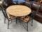ROUND TABLE & 4 CHAIRS