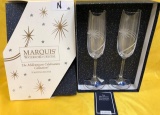 MARQUIS WATERFORD CRYSTAL TOASTING FLUTES - NEW IN BOX