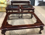 SET OF (4) CHERRY COLOR TABLE SET