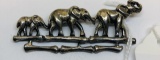 STERLING SILVER ELEPHANT PIN