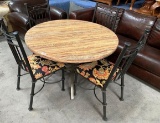 ROUND TABLE & 4 CHAIRS