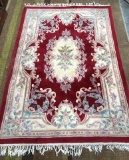 RED 8X5 AREA SCULPTURE RUG