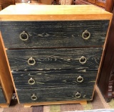 TWO TONE 4 DRAWER CHEST