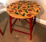 RED/YELLOW BEE ROUND TABLE BY PALECEK