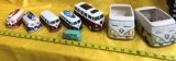 LOT OF 8 MISC. VW BUSES