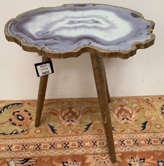 NEW WMC WOOD DECORATIVE TABLE TOP TABLE (120.00)