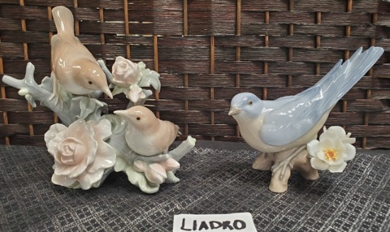 LOT OF (2) BIRDS LLADRO FIGURINES - SEE PICS FOR DETAILS