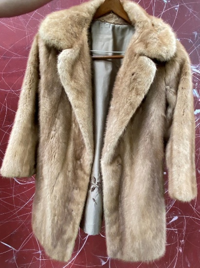 TAN FUR COAT