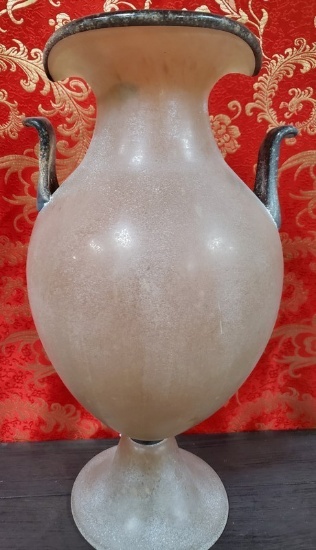 16" TALL ART GLASS VASE